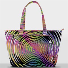 Rainbowwaves Back Pocket Shoulder Bag  by Sparkle