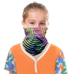 Rainbowwaves Face Covering Bandana (kids) by Sparkle