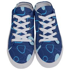 Abstract Blue Pattern Design Half Slippers by brightlightarts