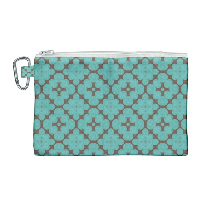 Tiles Canvas Cosmetic Bag (Large)