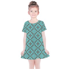 Tiles Kids  Simple Cotton Dress by Sobalvarro