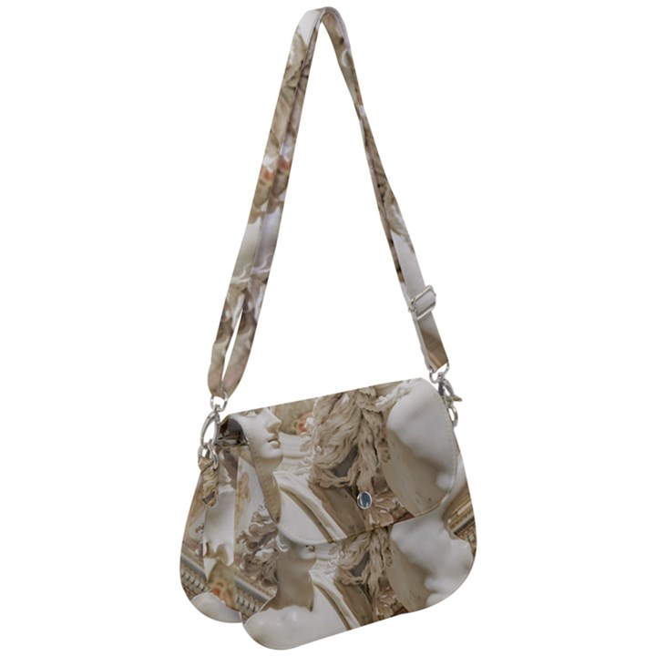 Apollo And Daphne Bernini Masterpiece, Italy Saddle Handbag