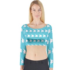 Halloween Long Sleeve Crop Top by Sparkle