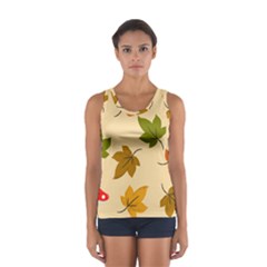 Autumn Leaves Sport Tank Top  by DithersDesigns