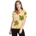 Autumn Leaves Women s Short Sleeve Rash Guard View1