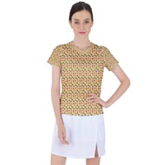 Autumn Leaves Tile Women s Sports Top by DithersDesigns