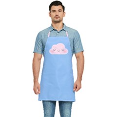 Pink Cloud Kitchen Apron by CuteKingdom