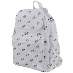 American Football Ball Motif Print Pattern Top Flap Backpack by dflcprintsclothing