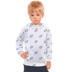 American Football Ball Motif Print Pattern Kids  Hooded Pullover by dflcprintsclothing