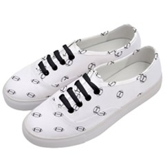 American Football Ball Motif Print Pattern Women s Classic Low Top Sneakers by dflcprintsclothing