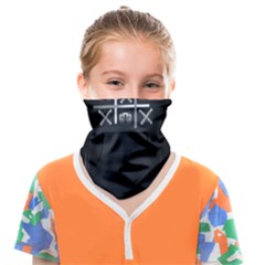 Tic Tac Monster Face Covering Bandana (kids) by TheFanSign