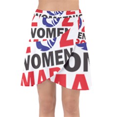 Womens March Wrap Front Skirt by happinesshack