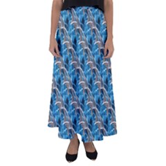 Abstract Illusion Flared Maxi Skirt by Sparkle