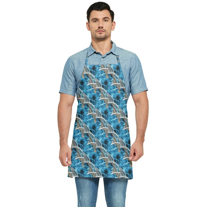 Abstract Illusion Kitchen Apron