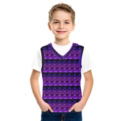 Violet Retro Kids  Basketball Tank Top by Sparkle