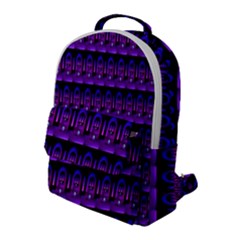 Violet Retro Flap Pocket Backpack (large) by Sparkle