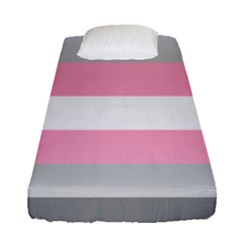 Demigirl Pride Flag Lgbtq Fitted Sheet (single Size) by lgbtnation