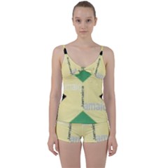 Jamaica, Jamaica  Tie Front Two Piece Tankini by Janetaudreywilson