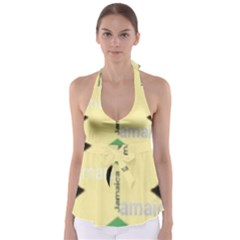 Jamaica, Jamaica  Babydoll Tankini Top by Janetaudreywilson