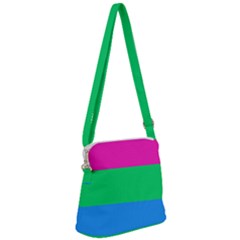 Polysexual Pride Flag Lgbtq Zipper Messenger Bag by lgbtnation