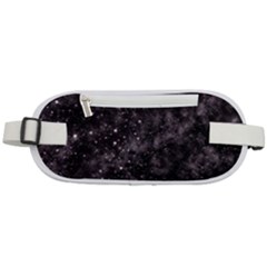 Pink Gray Galaxy Rounded Waist Pouch by Dazzleway