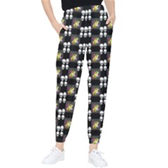 Shiny Skull Tapered Pants by Sparkle