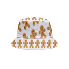 Gingerbread Men Inside Out Bucket Hat (kids) by Mariart