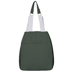 Kombu Green & White - Center Zip Backpack by FashionLane