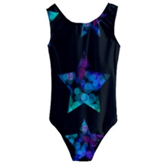 Mermaid Stars Kids  Cut-out Back One Piece Swimsuit by Dazzleway