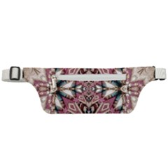 Pink Pattern Active Waist Bag by Dazzleway