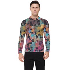 Mosaic Pieces                                                    Men s Long Sleeve Rash Guard by LalyLauraFLM