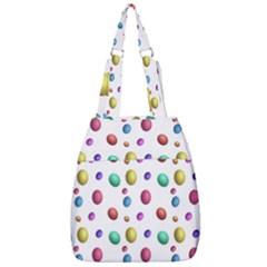 Egg Easter Texture Colorful Center Zip Backpack by HermanTelo