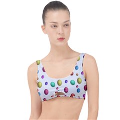 Egg Easter Texture Colorful The Little Details Bikini Top by HermanTelo