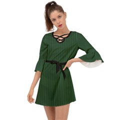 Eden Green - Criss Cross Mini Dress by FashionLane