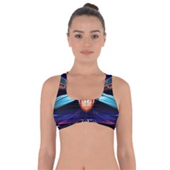 Fractal Flower Got No Strings Sports Bra by Sparkle