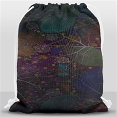 Fractal Leafs Drawstring Bag (large) by Sparkle