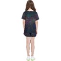 Fractal Leafs Kids  Tee and Sports Shorts Set View2