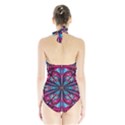 Fractal Flower Halter Swimsuit View2