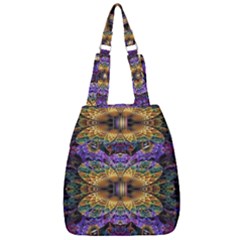 Fractal Illusion Center Zip Backpack by Sparkle