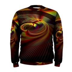 Fractal Illusion Men s Sweatshirt by Sparkle