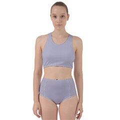 Cloudy Grey - Racer Back Bikini Set by FashionLane