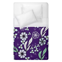 Floral Blue Pattern  Duvet Cover (single Size) by MintanArt