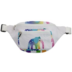 Illustrations Elephant Colorful Pachyderm Fanny Pack by HermanTelo