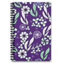 Floral blue pattern  5.5  x 8.5  Notebook View1