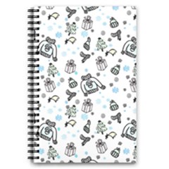 Winter Story Patern 5 5  X 8 5  Notebook by MintanArt