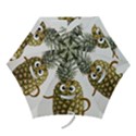 Pineapple man Mini Folding Umbrella View1