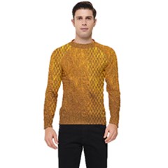 Golden 3 Men s Long Sleeve Rash Guard by impacteesstreetweargold