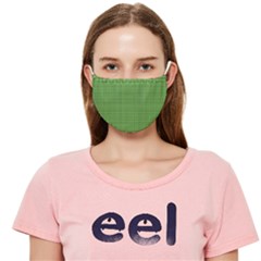 Green Knitting Cloth Face Mask (adult) by goljakoff