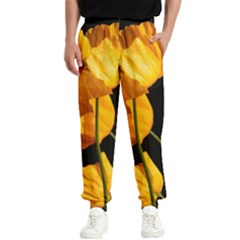 Yellow Poppies Men s Elastic Waist Pants by Audy