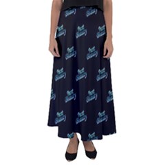 Just Beauty Words Motif Print Pattern Flared Maxi Skirt by dflcprintsclothing